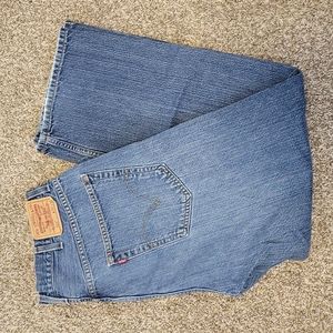 Mens Levi's 569 Loose and Straight Fit Jeans 38W 32L
